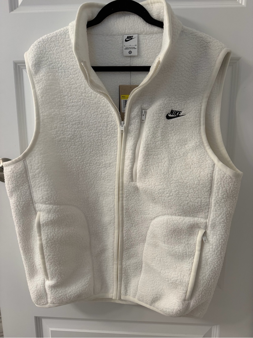 Nike Sherpa Fleece Vest - Size Small Men’s NWT